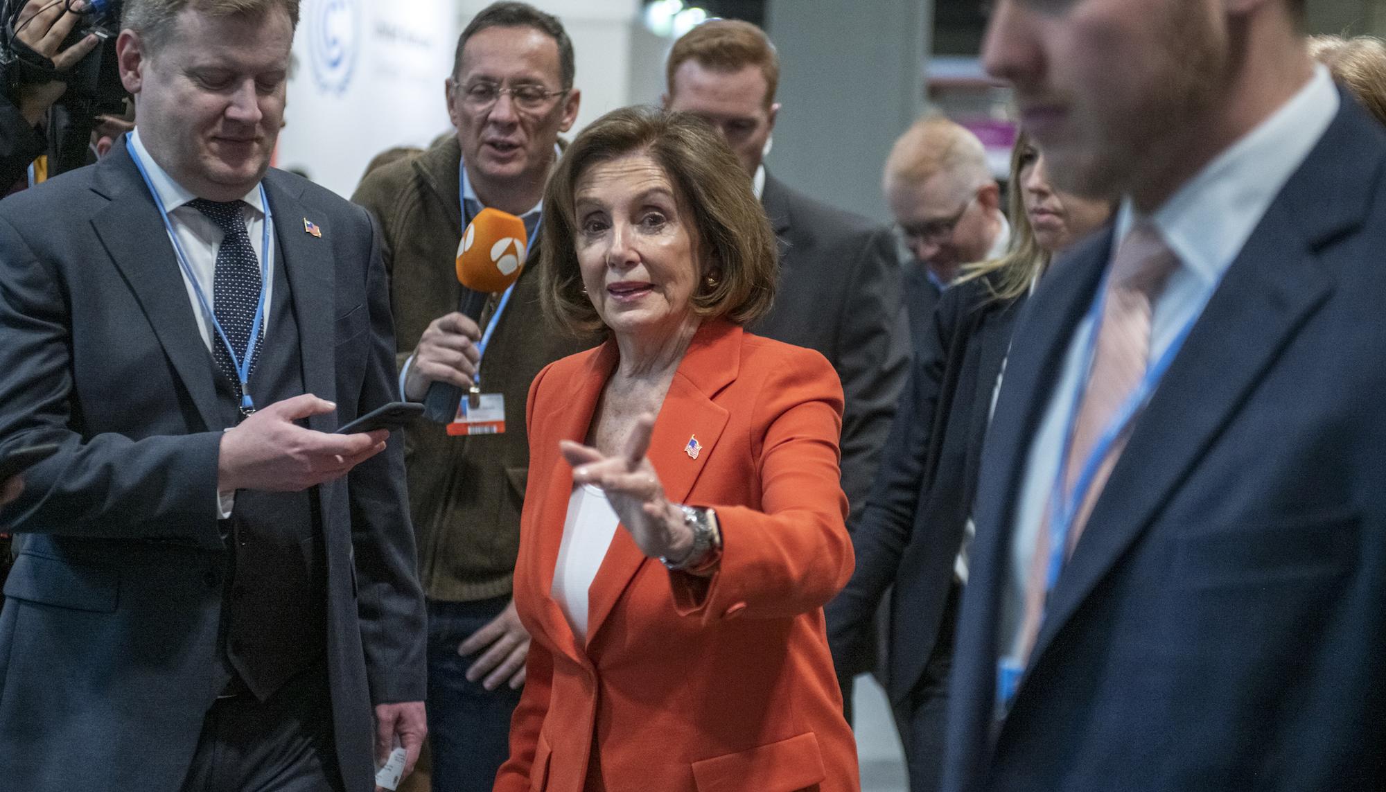 Jornada Inaugural de la COP25 en IFEMA, Madrid - 11 Pelosi